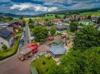 Rettungsübung im Rahmen des Tages der Offenen Tür der Freiwilligen Feuerwehr Neudorf am 26.06.2016