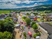 Rettungsübung im Rahmen des Tages der Offenen Tür der Freiwilligen Feuerwehr Neudorf am 26.06.2016