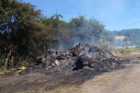 Großfeuer bei Kinzighausen, 12.07.2022