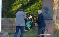 Gedenkfeier am Volkstrauertag 2018 am Denkmal in Neudorf