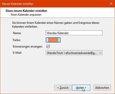 Thunderbird: Neuen Kalender erstellen