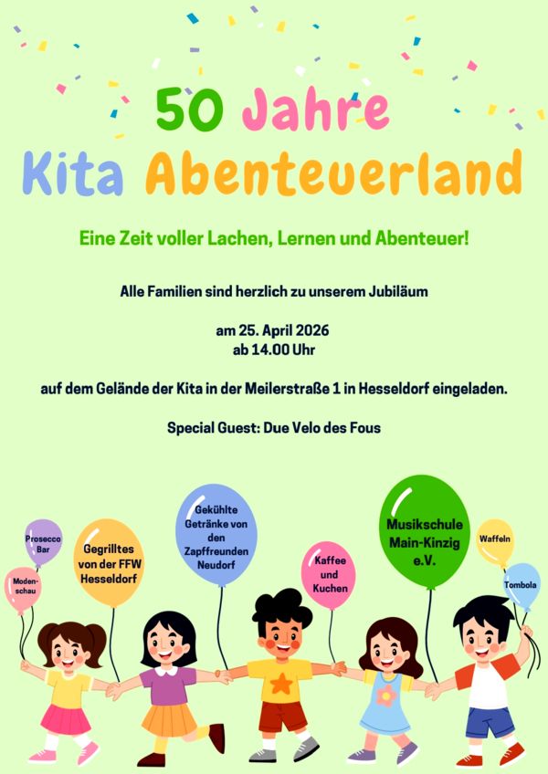 50 Jahre Kita Abenteuerland