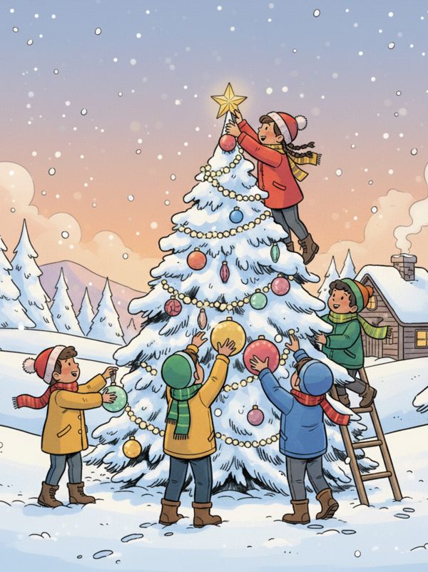 Weihnachtsbaumschmücken Weihnachtsbaumschmücken