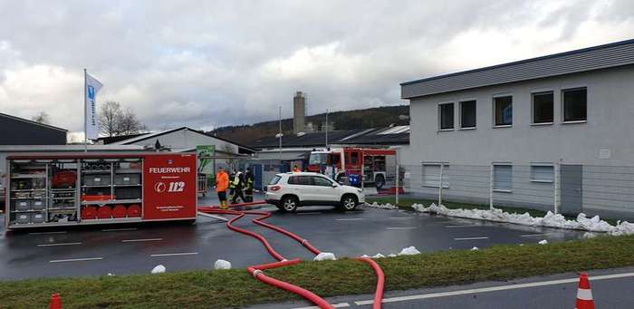 Feuerwehreinsatz bei Icopal / Wolfin