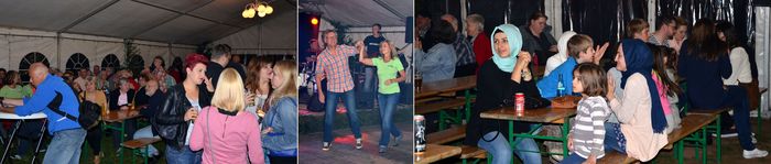 Besucher der Partynacht mit WKKW