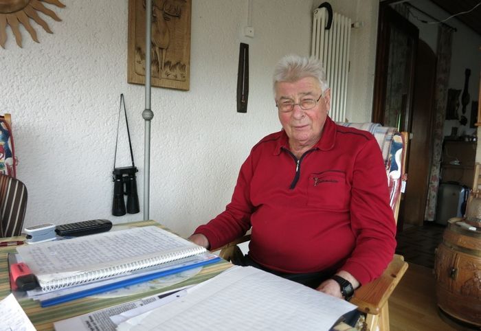 Heinz Rasch in seinem Haus (ca. 2020) Heinz Rasch in seinem Haus (ca. 2020)