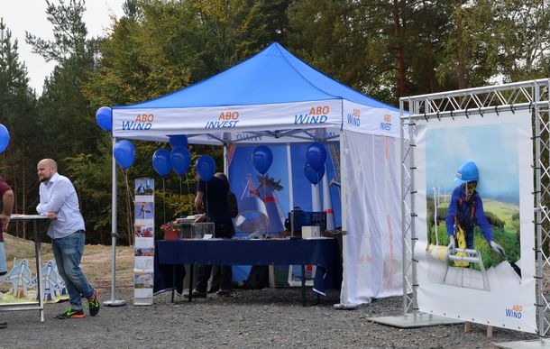 Info-Stand von ABO Wind