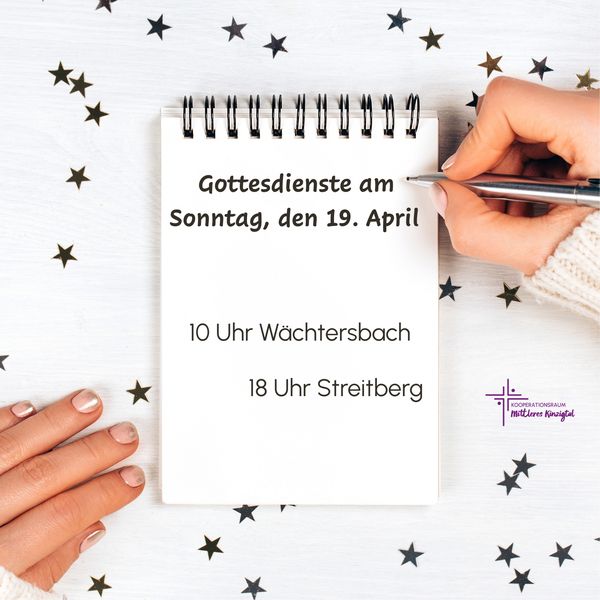 Evangelische Gottesdienste am 19.04.2026