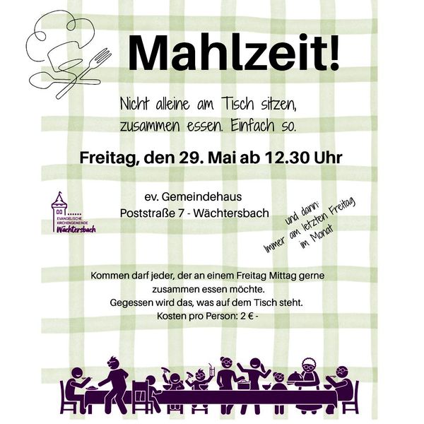 Mahlzeit am 29.05.2026
