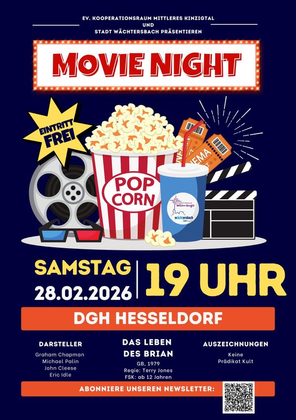 Movie Night am 28.02.2026 Movie Night am 28.02.2026