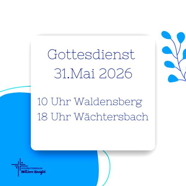 Gottesdienst am 31.05.2026