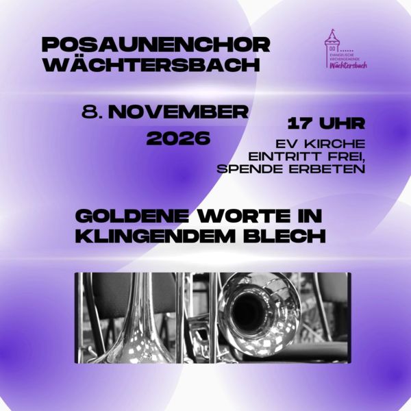 Jahreskonzert 2026 des Posaunenchors