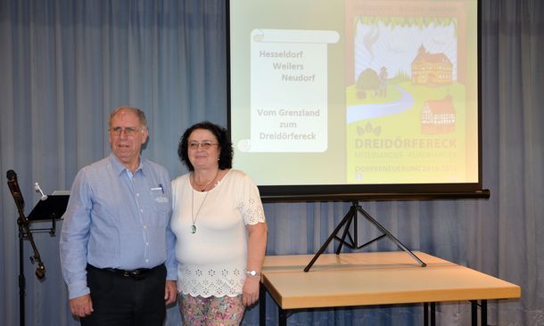 Reiner und Gudrun Kauck nach dem Vortrag