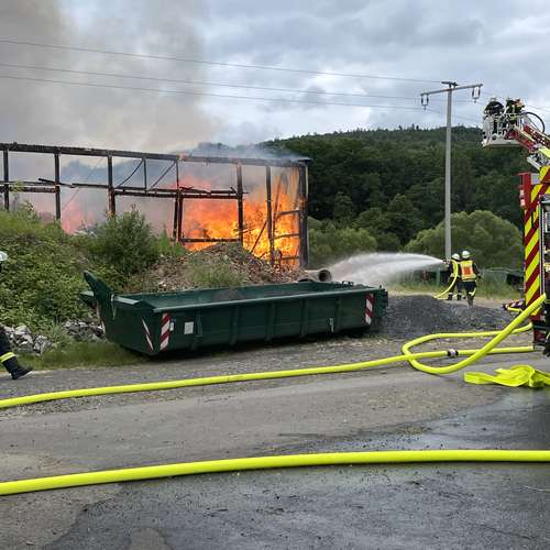 Grossbrand beim Weidenhof am 30.05.2022