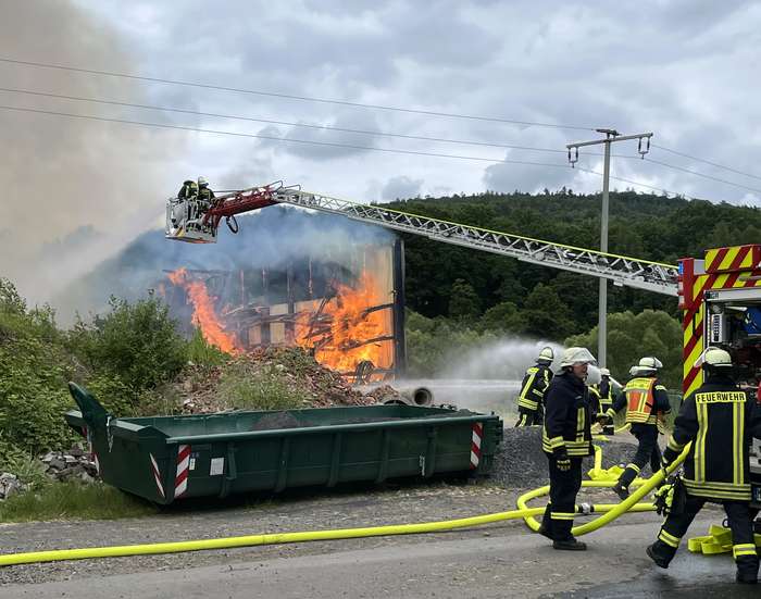 Grossbrand beim Weidenhof am 30.05.2022