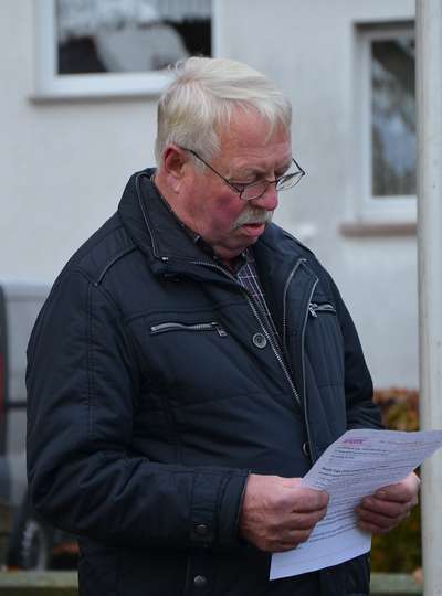 Norbert Metzler bei seiner Ansprache