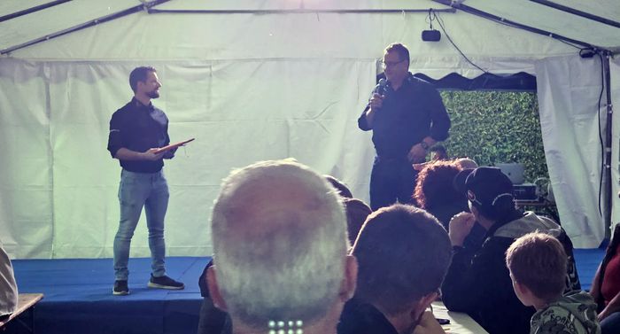 Die Vorsitzenden Ingmar Schneider und Lars Kauer Die Vorsitzenden Ingmar Schneider und Lars Kauer