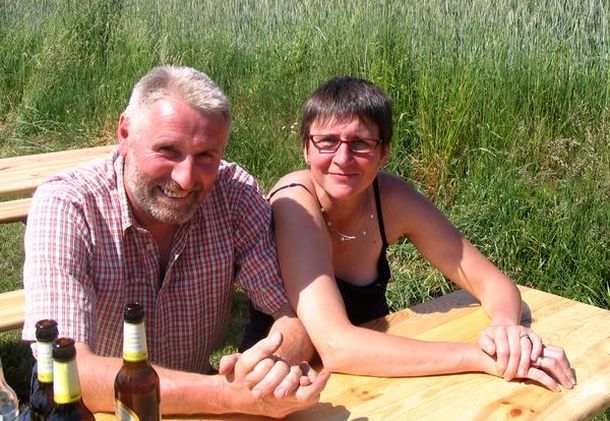 Claudia und Achim Müller vom Weidenhof, Unternehmer des Jahres 2008 im Main-Kinzig-Kreis