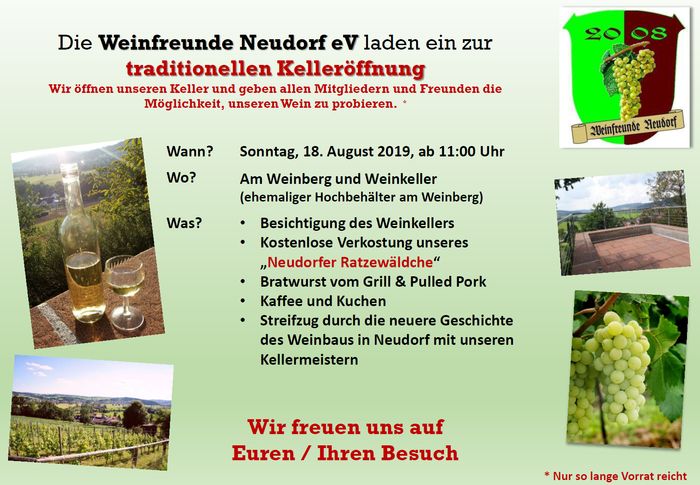 Kelleröffnung 2019