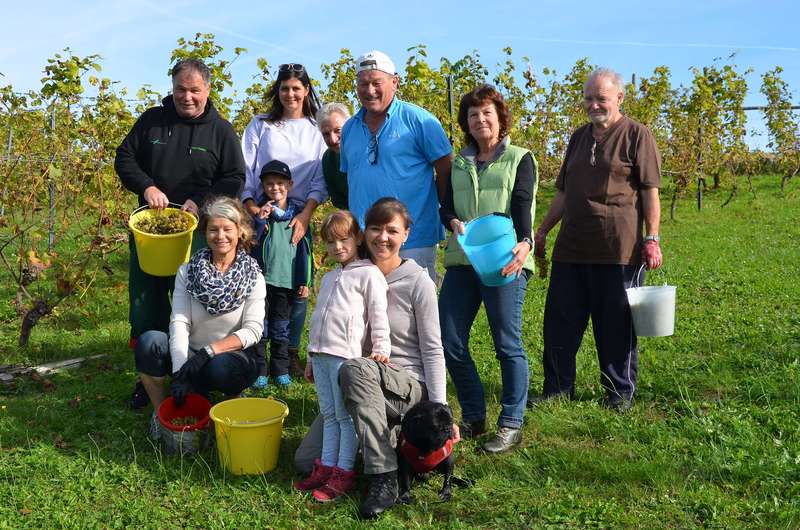 Weinlese 2021: Gruppenfoto